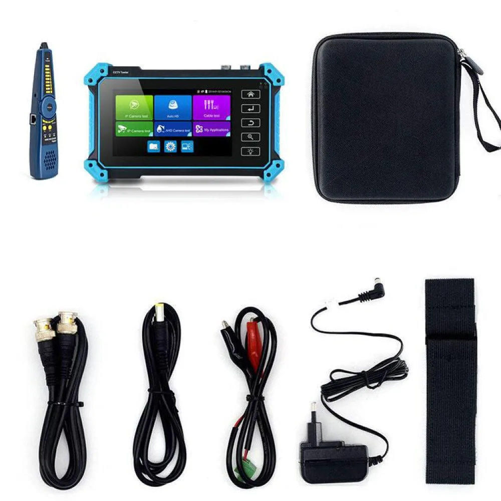 Pegatah CCTV Tester IP camera ahd mini monitor 4k HDMI VGA IPC tester CCTV poe portable monitor cftv camera cable testing