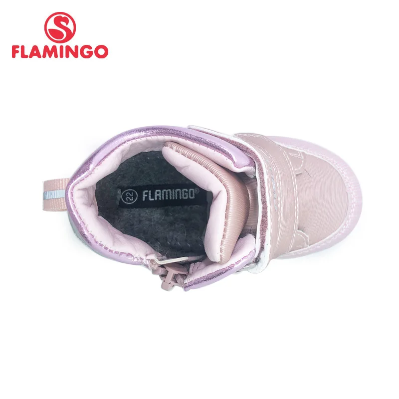 FLAMINGO Autumn Felt High Quality Pink Kids Boots Size 22-27 Anti-slip Shose for Girl Free Shipping 212B-Z5-2516