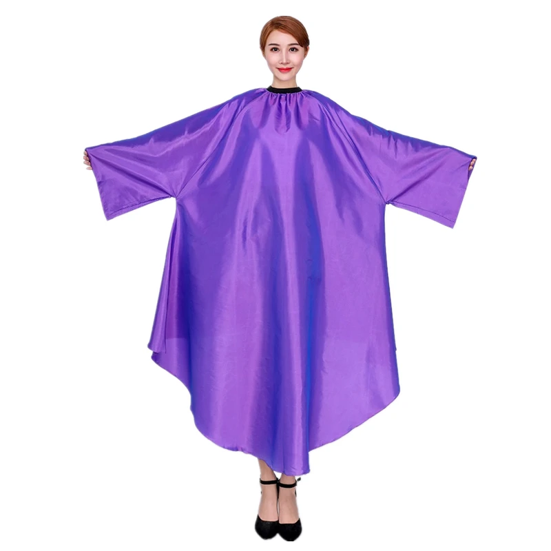 Salon Professional Hair Cutting Cape,Hairdresser Apron With Sleeves Barber Gown,Non Stick Hair, Waterproof, Antistati Cape Apron