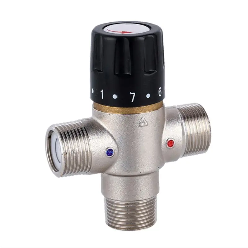 3/4 Inch DN20 Solar Heater Thermostatic Mixing Valve TMV Pipe Valve Thermostat