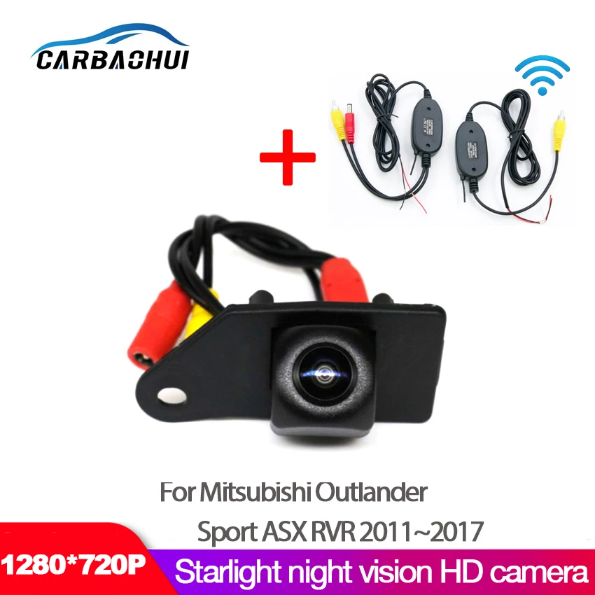 

HD Waterproof 1280x720 Fisheye Rear View Camera For Mitsubishi Outlander Sport ASX RVR 2011 2012 2013 2014 2015 2016 2017 Car