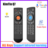 G21 PRO Voice Remote Control 2.4G Wireless Keyboard Air Mouse Q7 with IR Learning Gyros for Android TV Box H96 MAX RK3566 TV BOX