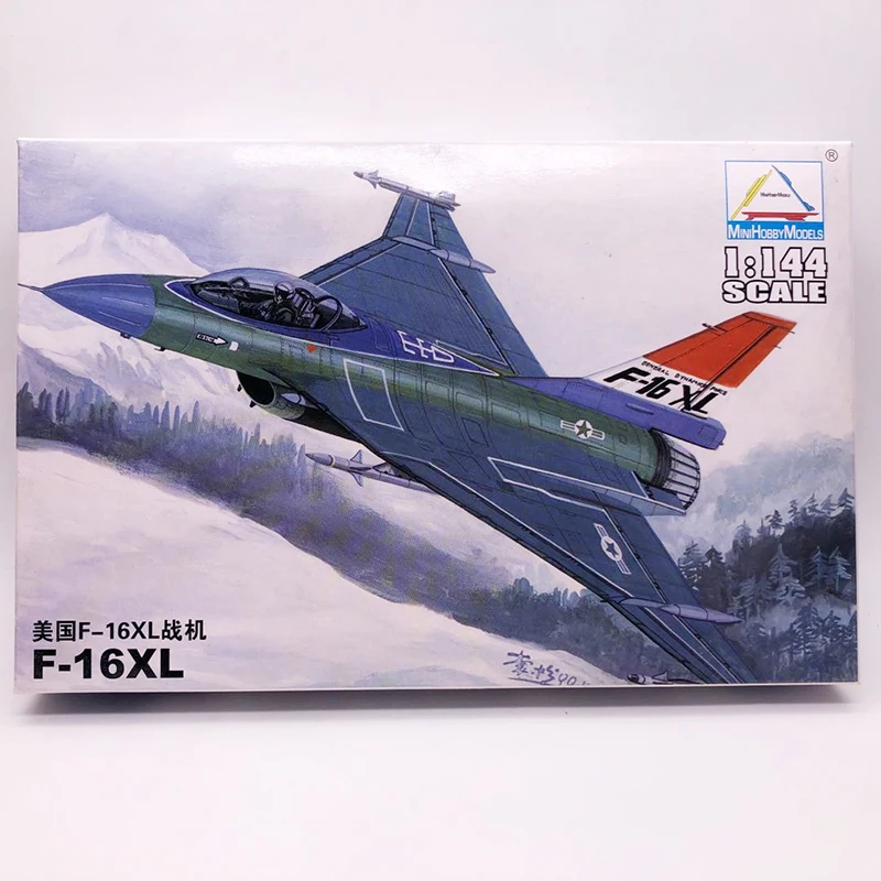 1:144 USA F-16XL Fighter Assembly Model Aircraft Model Modern Air Force