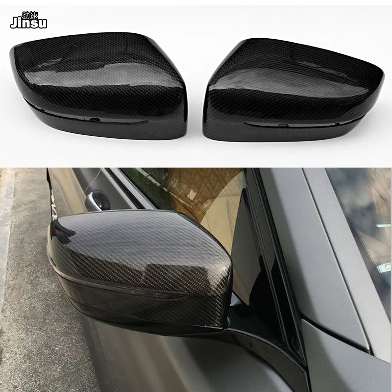 

Carbon Fiber Replacement Side Mirror Cover Caps Shell for BMW 7 seies 730i 740i 750i 760i LHD 2016 - 2018 G11 OEM style car cap