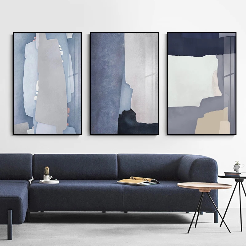 

Abstract Color Retro Irregular Pattern Canvas Painting Prints and Posters Cuadros Wall Art Pictures for Living Room Home Decor