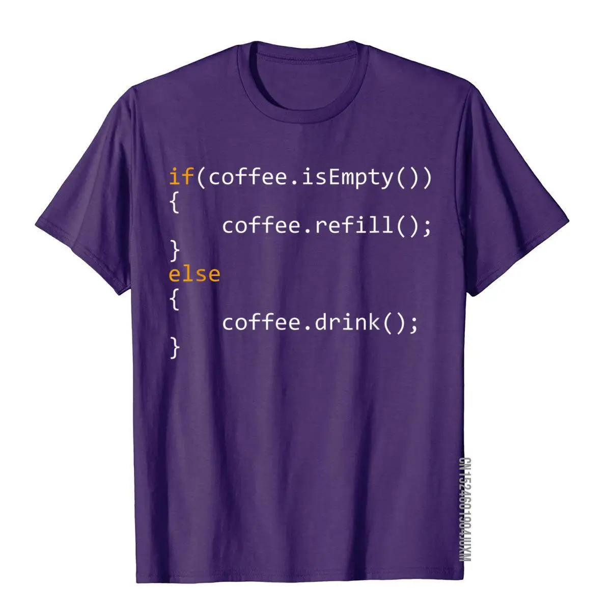 Funny Programmer Coffee Gift For Coders T-Shirt Cotton Unique Tops Shirt Coupons Men\'s T Shirt Vintage