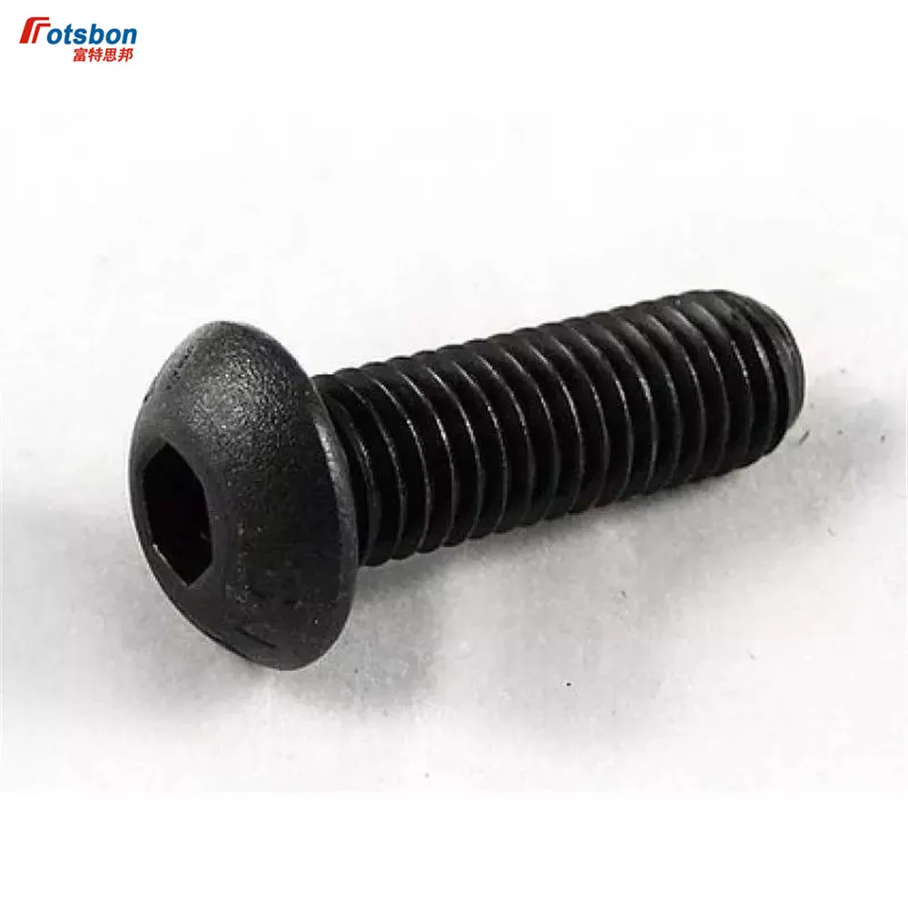 M5/M6 Hex Screws Tornillos Hexagon Socket Pan Head Parafuso Allen Black Vis Schroeven Vida Vite Schraube ISO7380