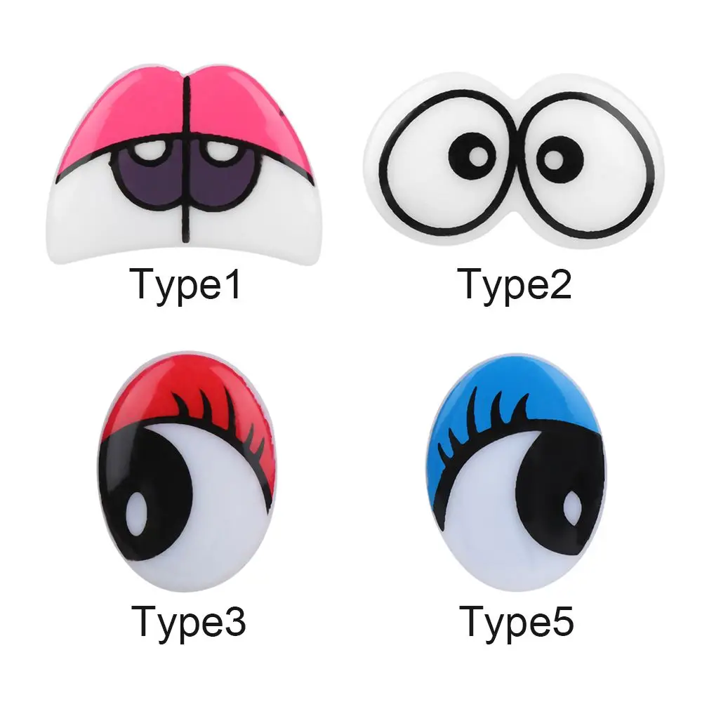 20 Pairs Cartoon Dolls Safety Eyes With Washers Puppets Toys Stuffed Animal Eye Supplies Handmade Material DIY Accessories