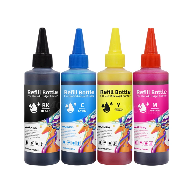 KMCYinks Bottle Ink For HP Deskjet 2130 3639 1110 2630 2620 3630 3639 123 Printer Cartridge Ink Dye Ink kits 123 xl S123