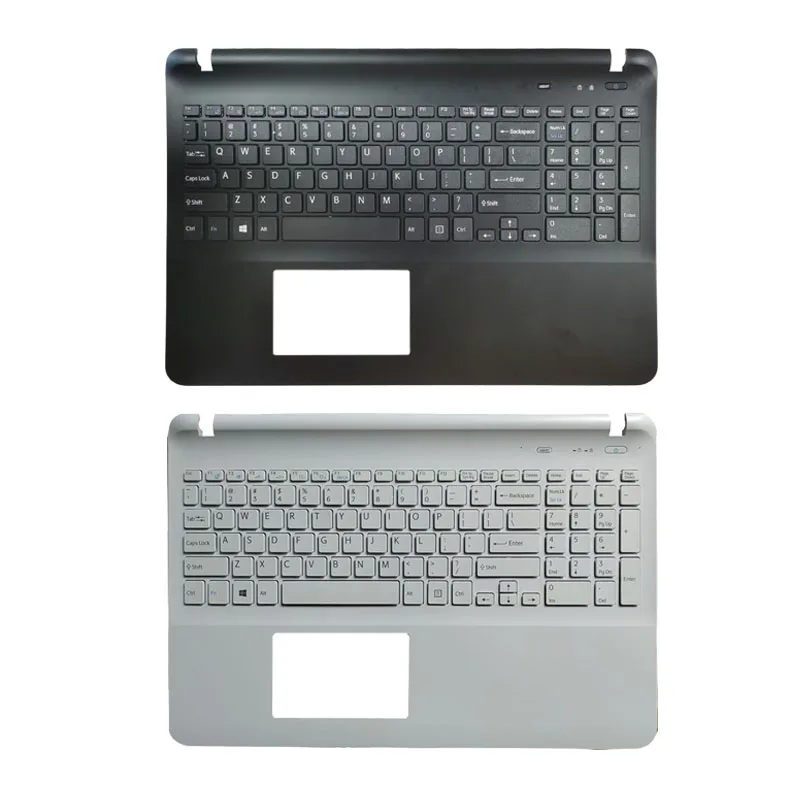 

US laptop keyboard for sony SVF152C29V SVF153A1QT SVF152100C SVF1521Q1RW keyboard with Palmrest upper Cover