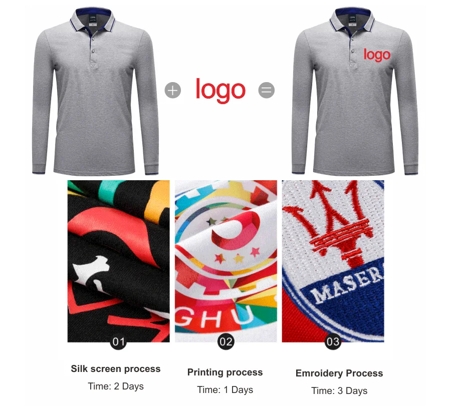 COCT 2021 New Casual Polo Shirt Long Individual Group Customized Embroidered Polo Shirt Long Sleeve