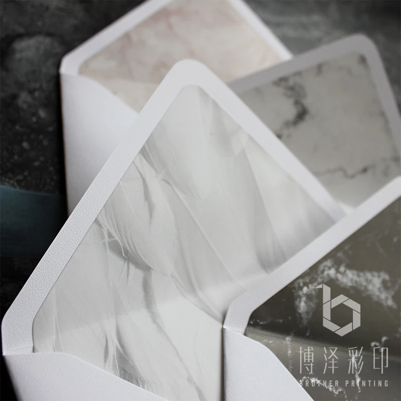 20pcs/pack Marble Texture Envelopes Paper Window Envelopes Wedding Invitation Envelope Gift Envelope