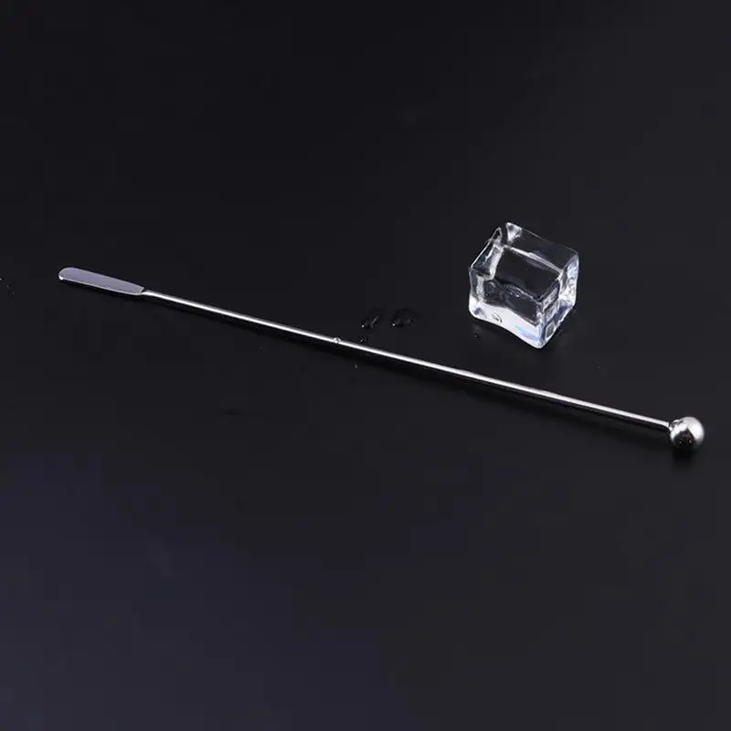 5Pcs 19cm Stainless Steel Creative Mixing Cocktail Stirrers Sticks for Wedding Party Bar Swizzle Drink Mixer Bar Muddler