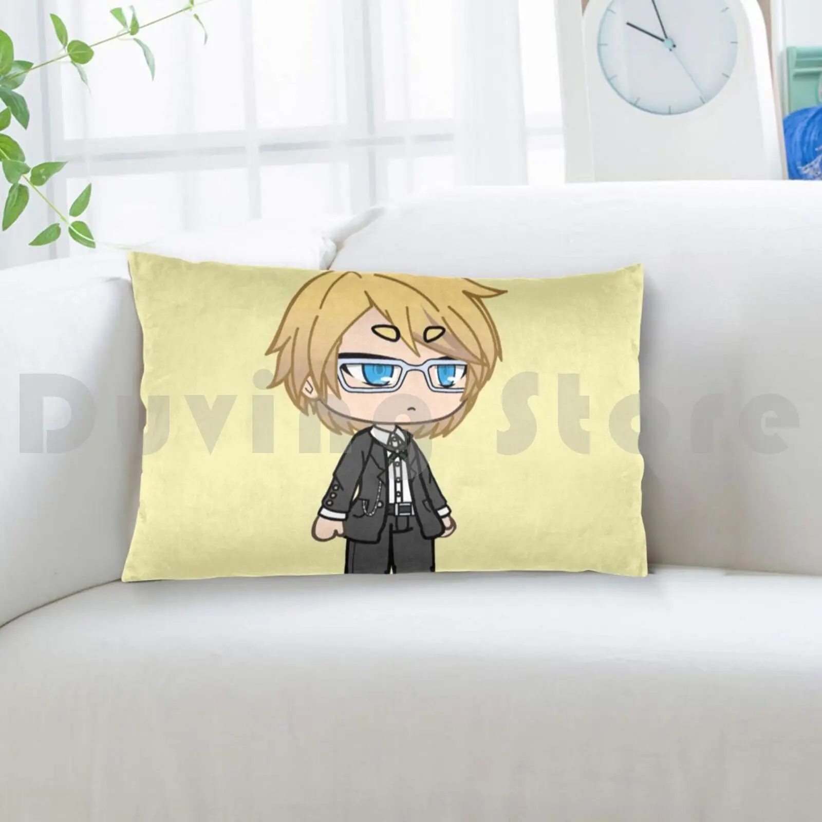 كيس وسادة دانغانرونا توغامي تشيبي مطبوع 35x50 دانغانرونا تشيبي أنيمي لعبة فيديو ماكوتو نايجي جونكو