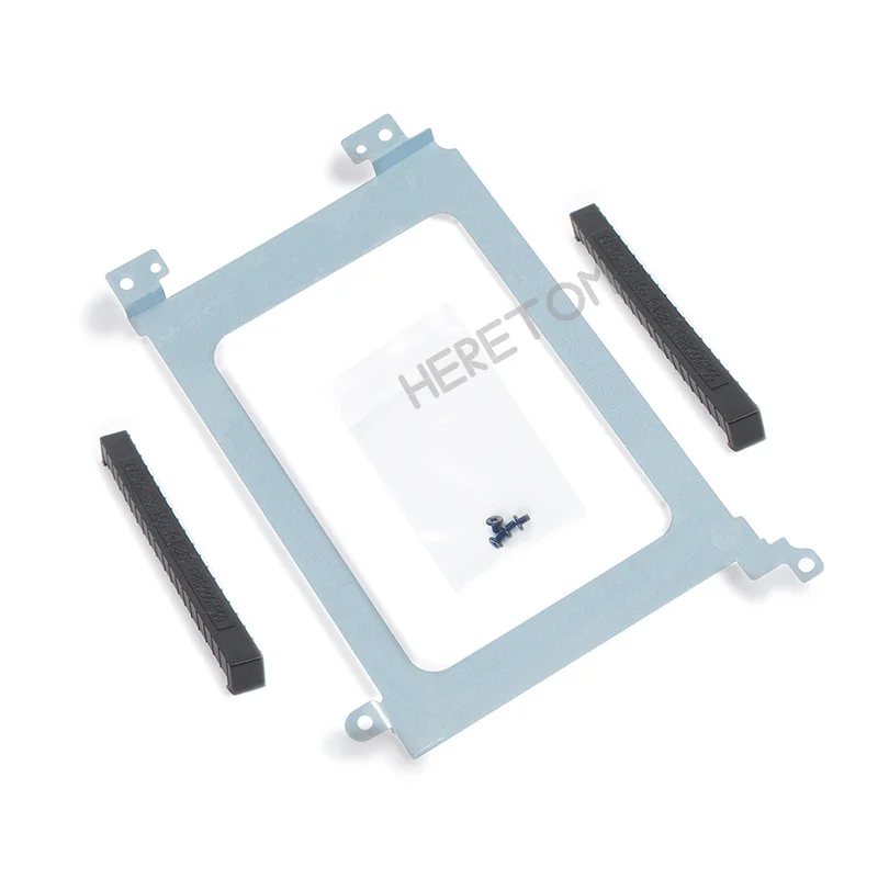 03FDY3 For Dell precisio 5530 xps15-9570 Hard Drive HDD Bracket Caddy 3FDY3 +Rubber Rail +Screws