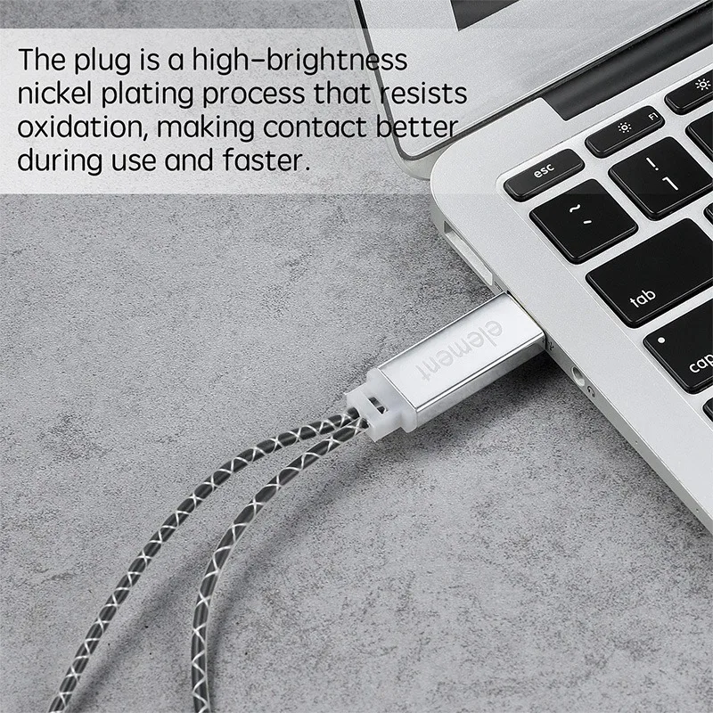 ELE MENT MIDI Cable to USB IN-OUT Converter, Professional MIDI Interface with Indicator Light, FTP Processing Chip, Metal Shell