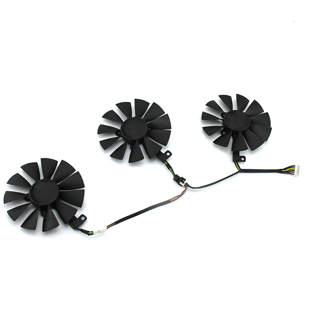 4pin/6pin T129215SU T129215SM Graphics Card Cooling Fan for Strix GTX 1060 1070 1080 Accessories Video Card Cooler Fans