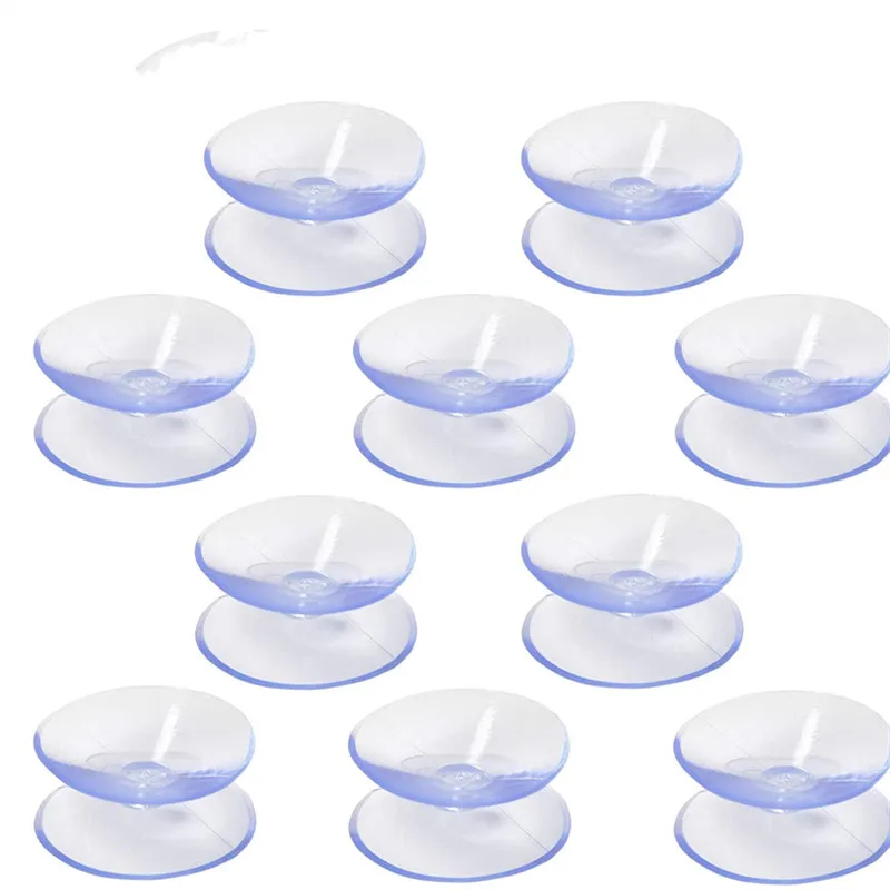 100/200Pcs/pack 20mm Double Suction Cups Keep The Glass Table Top from Sliding, Glass Table Top Bumpers, Glass Table Top Spacers