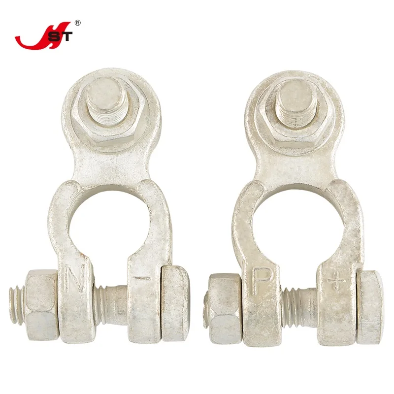 High Quality Heavy Duty  Top Positive Negative Copper Tin-Plated Brass  Battery Pile Head Battery Connector Clamp Terminal Clamp