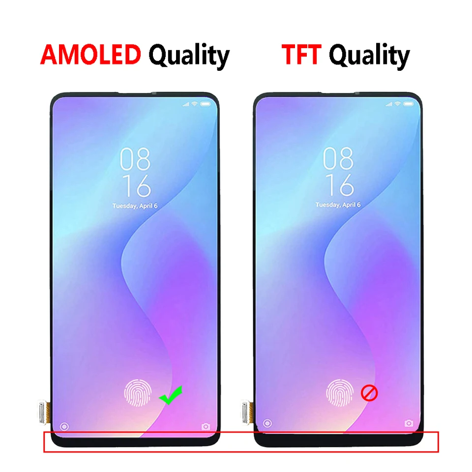 AMOLED For Xiaomi Mi 9T Pro LCD With Frame M1903F11G LCD Display