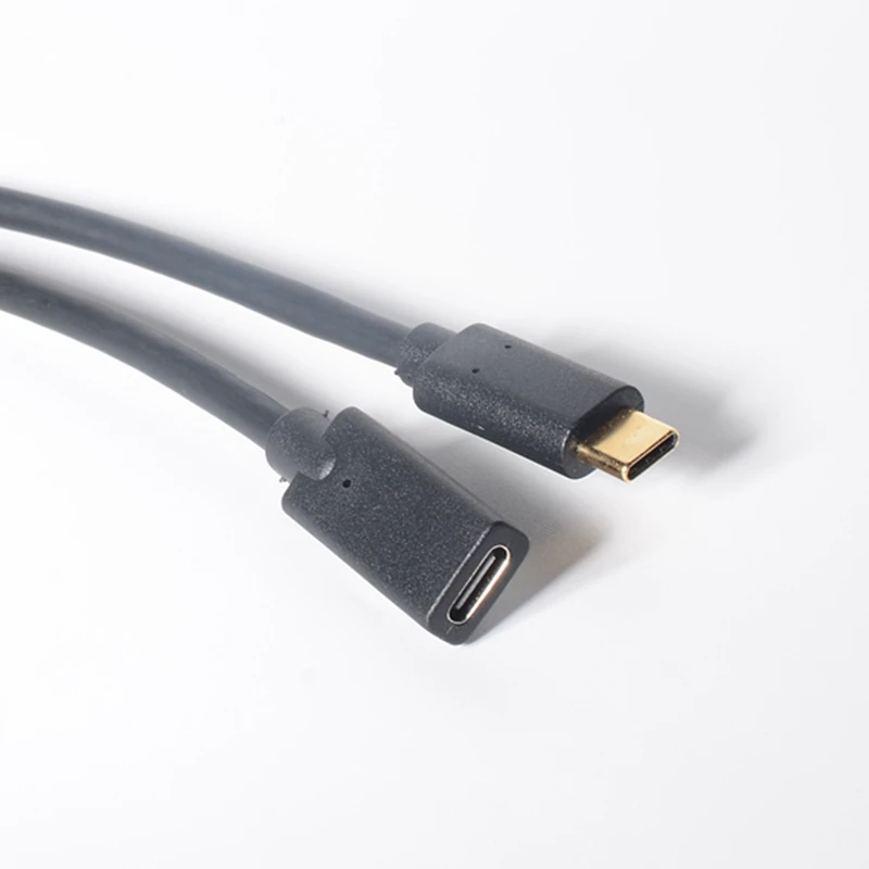 USB نوع C كابل إلى USB C كابل الذكور إلى الإناث سريع شحن شاحن كابل 30 سنتيمتر 60 سنتيمتر 1m 1.8m 1FT 2FT 3FT 6FT