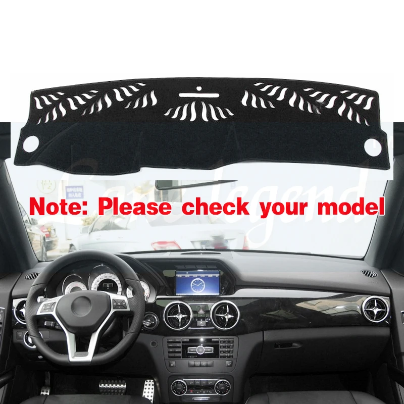 For Mercedes Benz GLK X204 Anti-Slip Mat Dashboard Sunshade Dashmat Accessories GLK280 GLK300 GLK350 GLK220 GLK250 300 220 250