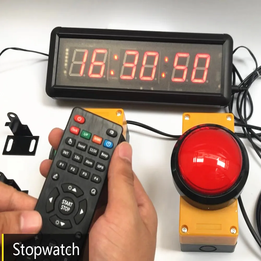 Count Time Timer: The Ultimate 10CM Button LED Countdown Clock for Classrooms, Competitions, and Quick Games