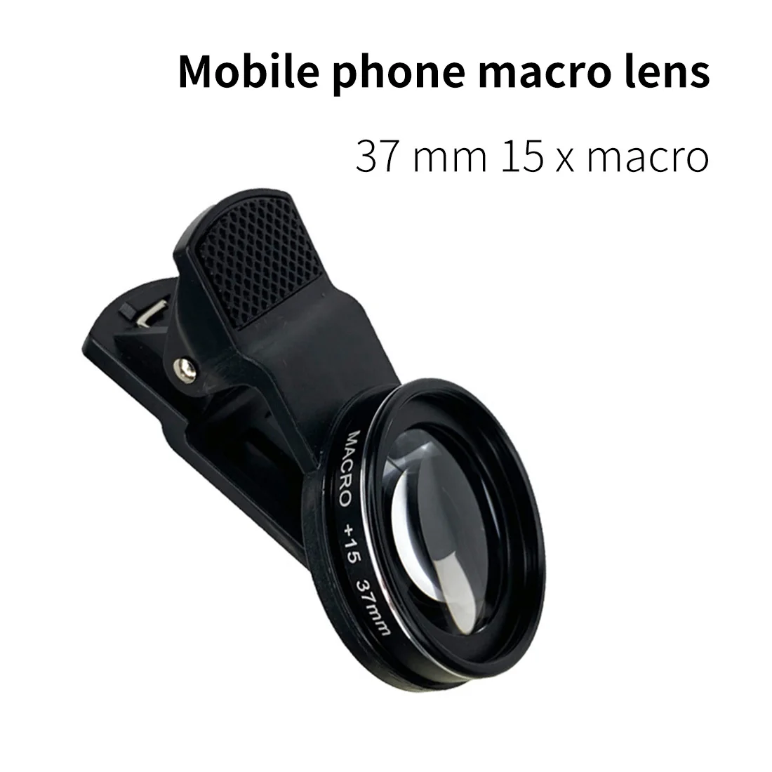 37MM 15X obiettivo Macro 4K HD fotografia professionale telefono fotocamera obiettivo per gioielli con diamanti lente in vetro ottico per Smartphone