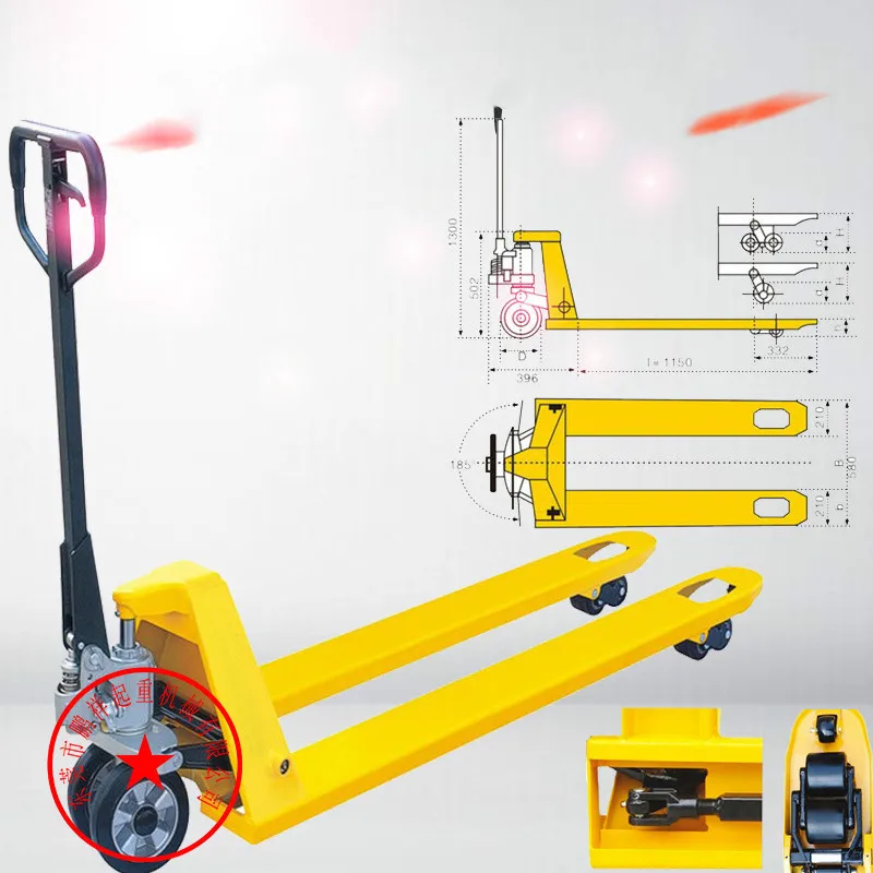 การจัดการรถยกมือยกคู่มือรถบรรทุกHydraulicยกมนุษย์รถ