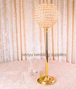 

Pujiang hot sale home goods single heard cheap crystal candlesticks flower bowl stand pillar glass candle holder with big bowl