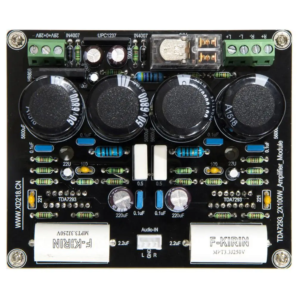 TDA7293 100W+100W Dual Channel Current Feedback AMP Amplifier Board