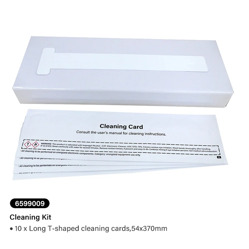 

10pcs Cleaning Cards 54x360mm For IDP 6599009 SOLID-310SE Smart-30 Smart-50 Smart-51 Card Printer