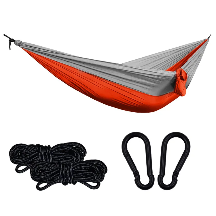 Single Person Hamaca De Camping Hammock Hamac Plein Air Parachute Cloth 260*140cm Amaca Single Outdoor Hammock