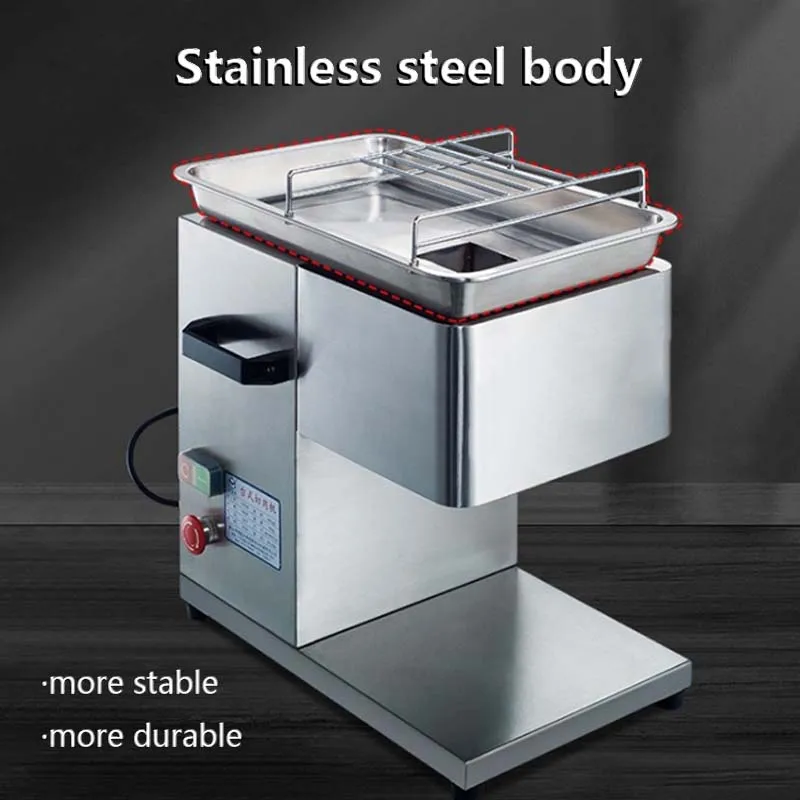 260 кг/ч Настольный слайсер для свежего мяса резак для мяса из нержавеющей стали 220 в 550 Вт 1 шт. машина для резки продуктов питания 220 В