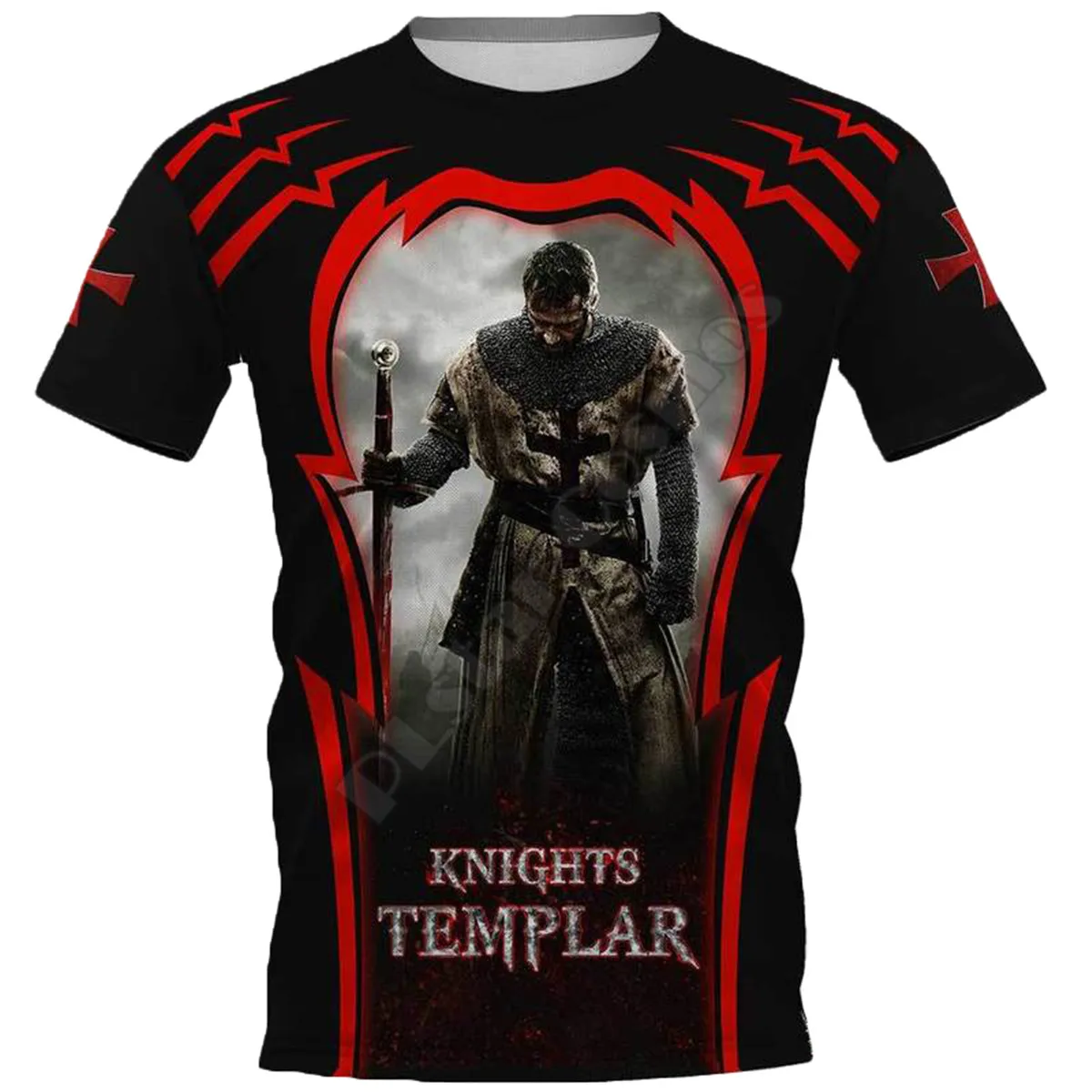 Knight Templar 3D Printed t shirts women for men Summer Casual Tees Short Sleeve T-shirts Short Sleeve Drop Shipping 17