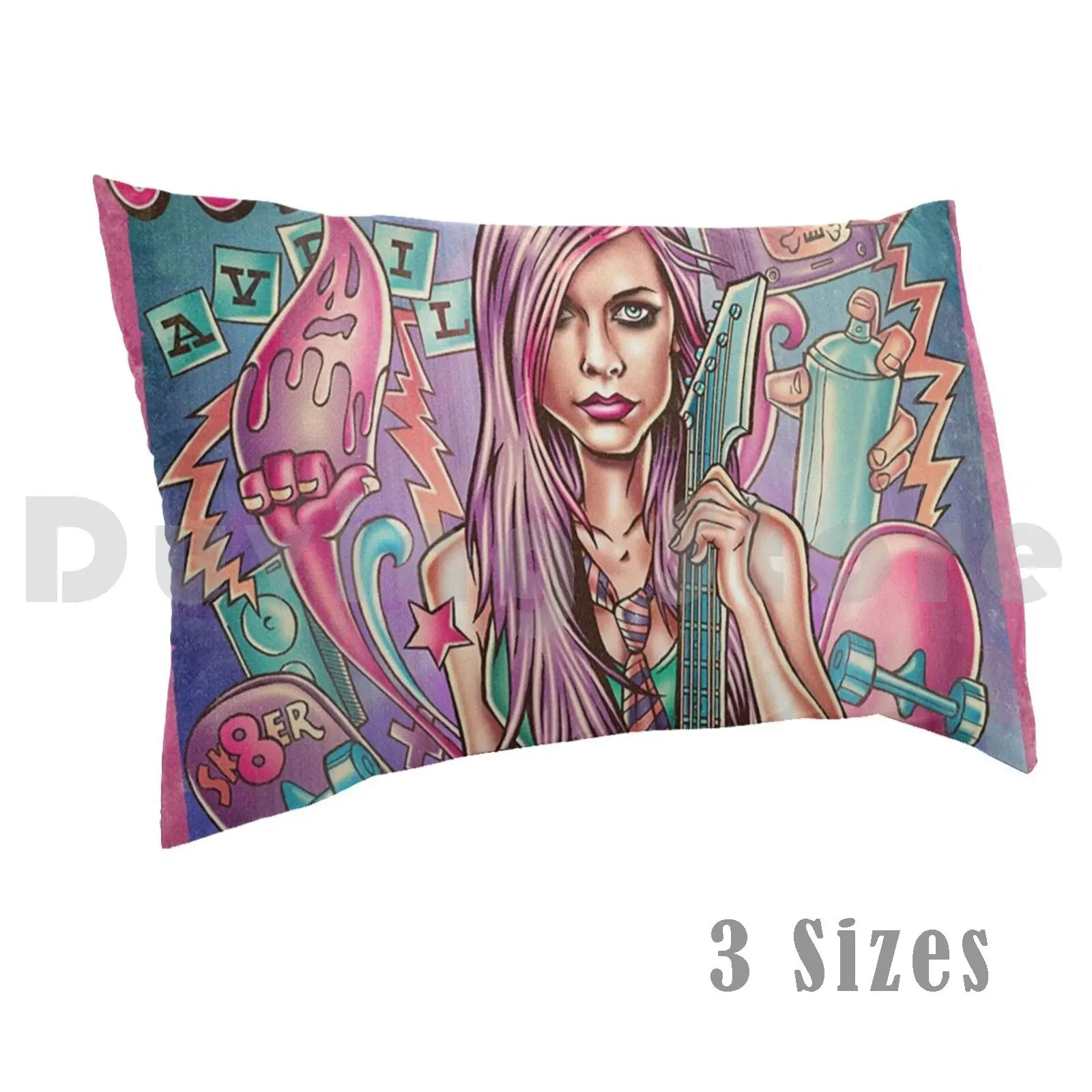 Vintage Avril LavignePillow case Avril Lavigne Avril Lavigne Lavigne And Roll Music Singer