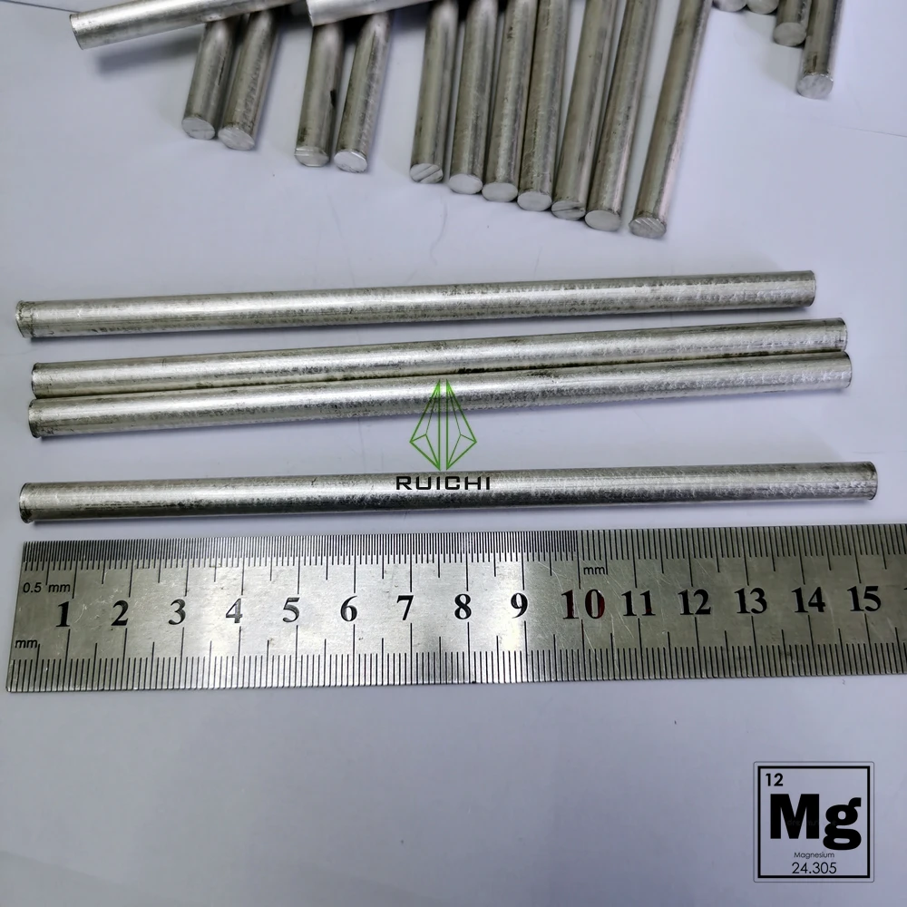 Imagem -02 - Magnésio Puro Metals Cola Ros mm Diâmetro x 152 mm Comprimento 10.2g Cada 9995 Peças o