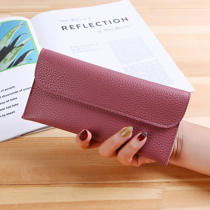 Hot Sale Women\'s Long Purse Mini Luxury Partys Clutch Bag Multi-functional Leather Evening Handbag Phone Banknote Card Wallet