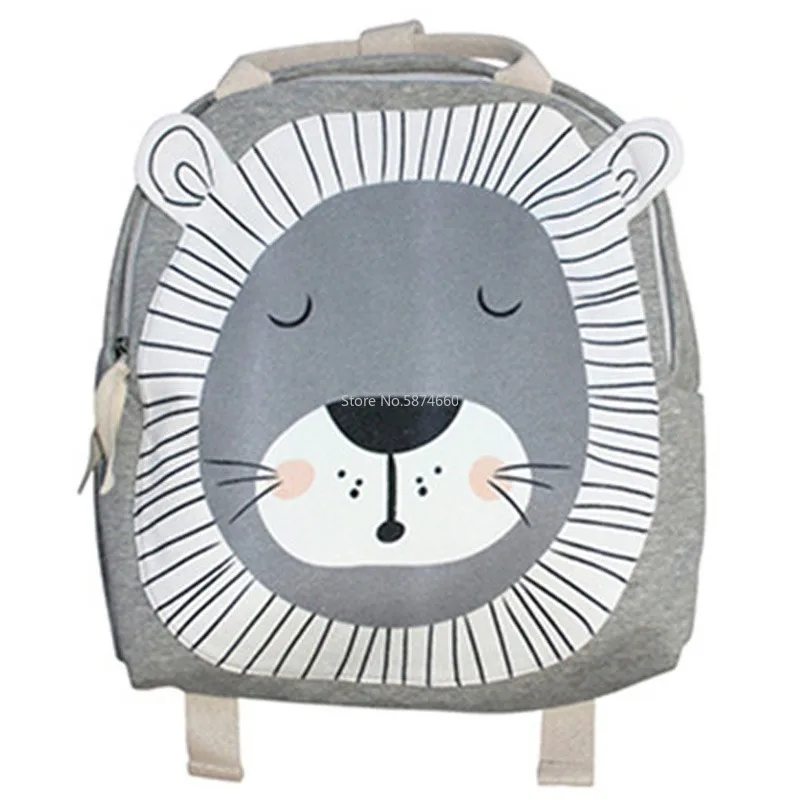 Monkey/Tiger/Koala Animal Plush Backpack Baby Toy School Bag Kids Outdoor Travel Pack Student Kindergarten Soft Cartoon Backpack