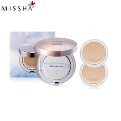 MISSHA Signature Essence Cushion Special SET 14g+( Refill14g*2) Korean Natural Make Up Air Moisturizing Foundation