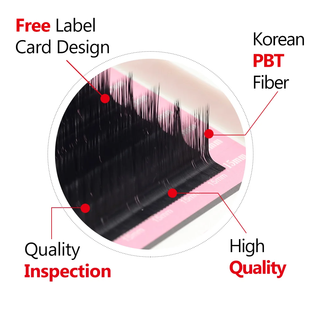 Qeelasee M Krul Valse Wimper Extensions 4 Gevallen/Lot Nertsen Zwart Matte Individuele Wimpers 8-15mm Gemengde Groothandel make-up Wimpers