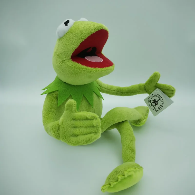 45cm Cartoon The Muppets KERMIT FROG Plush Toys Soft Boy Doll for Children Birthday Gift