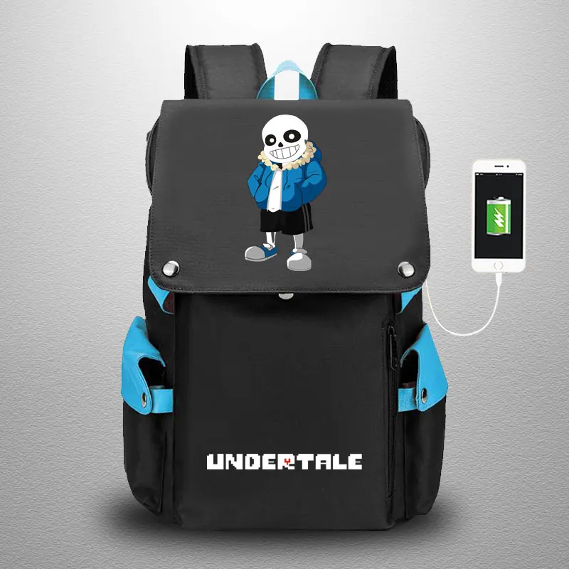 Anime Undertale backpack sans Bags cosplay Oxford Bag studet  schoolbag for men women