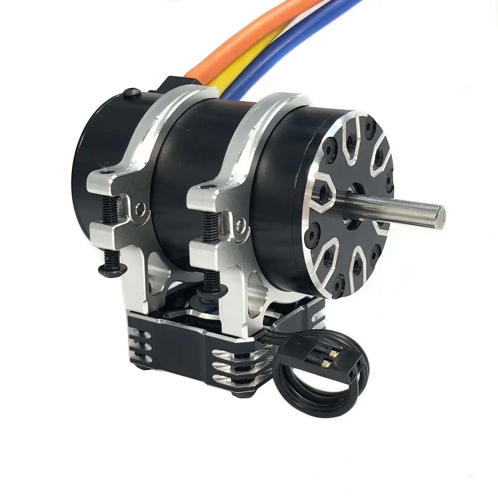 RC 모터 냉각 팬 30x30mm 알루미늄 홀더 1/10 RC 자동차 540 550 브러시 모터 3650 3660 3670 3680 브러시리스 모터