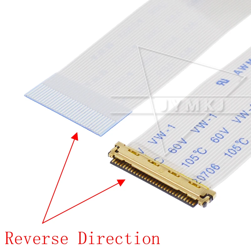 EDP I-PEX 0.5MM Ribbon Cable AWM 20706 105C 60V VW-1 30 Pin 40 Pin