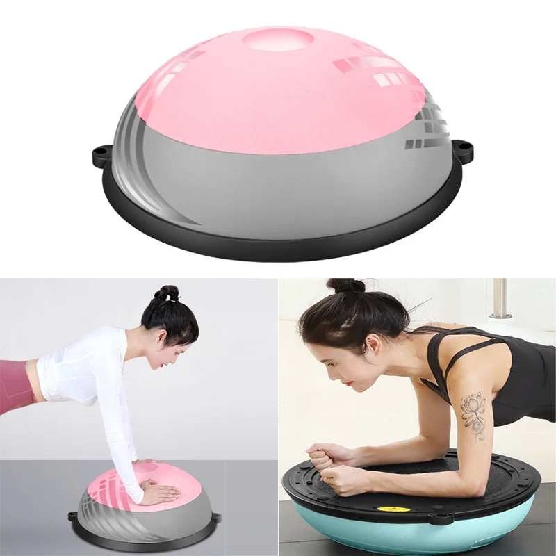 60cm Yoga Wave Speed Ball Thickened Explosion-Proof Antiskid Balance Ball High Quality Dedicated Fitness Hemisphere Equipment