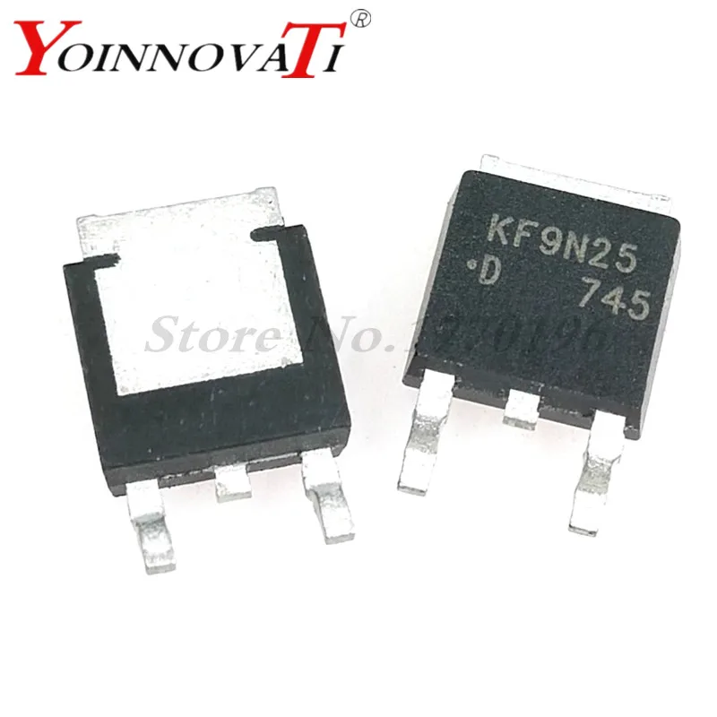  10PCS KF9N25 KF9N25D KF9N25D-RTF / HS TO-252