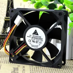 For Delta AFB0812SH 8025 8cm 80mm 12V 0.51A Dual ball fan power supply chassis Cooling Fan 4 Pin Pwm fan