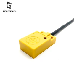 TL-W5MC1 Inductive Metal Proximity Switch NPN Normally Open 24V 5V Yellow Square Positioning Sensor 3-wire Light