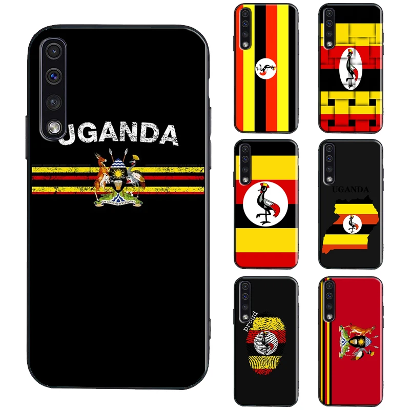 Uganda Flag Coat Of Arms Case For Samsung A21S A20e A02 S A20 A30 A50 A70 A12 A32 A42 A52 A72 A11 A31 A51 A71 Coque